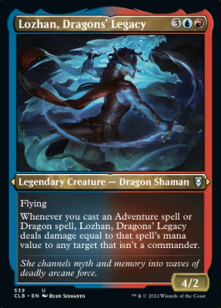 Lozhan Dragons’ Legacy (Foil Etched) [Commander Legends: Battle for Baldur’s Gate] - MTG Single