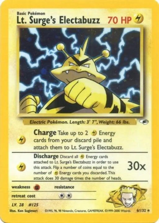 Lt. Surge’s Electabuzz (6/132) [Gym Heroes Unlimited] - Pokemon Single