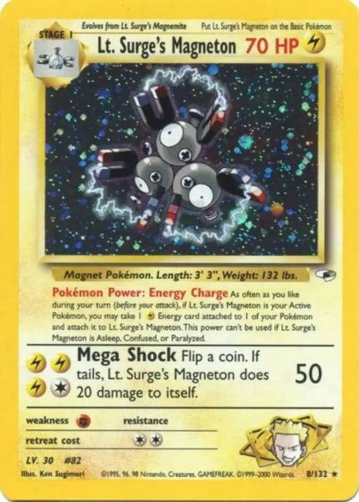 Lt. Surge’s Magneton (8/132) [Gym Heroes Unlimited] - Pokemon Single