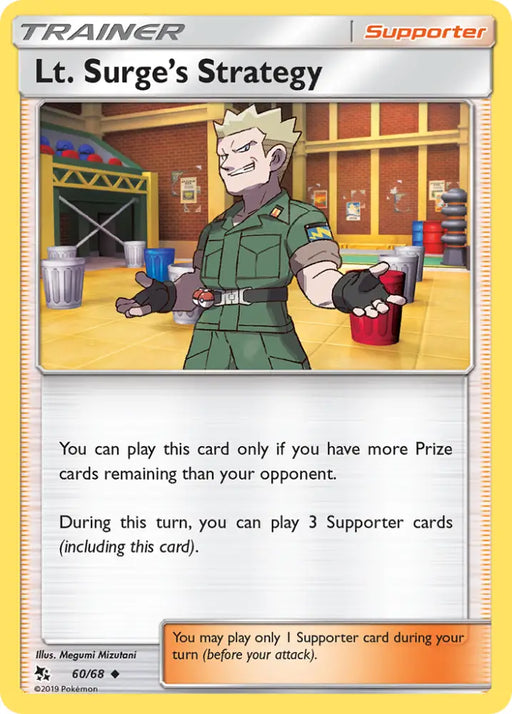 Lt. Surge’s Strategy (60/68) [Sun & Moon: Hidden Fates] - Pokemon Single