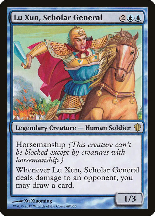 Lu Xun Scholar General [Commander 2013] - MTG Single