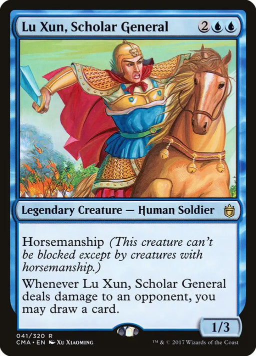 Lu Xun Scholar General [Commander Anthology] - MTG Single