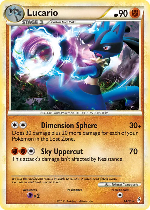 Lucario (14/95) [HeartGold & SoulSilver: Call of Legends] - Pokemon Single