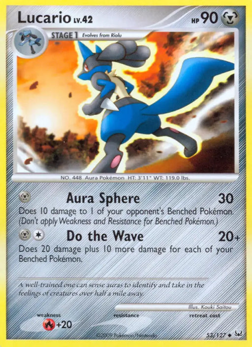 Lucario (53/127) [Platinum: Base Set] - Pokemon Single