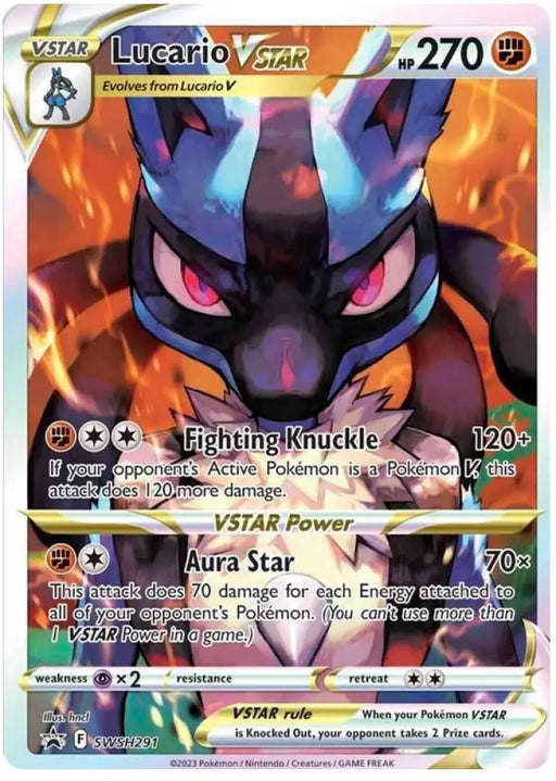 Lucario VSTAR (SWSH291) [Sword & Shield: Black Star Promos] - Pokemon Single