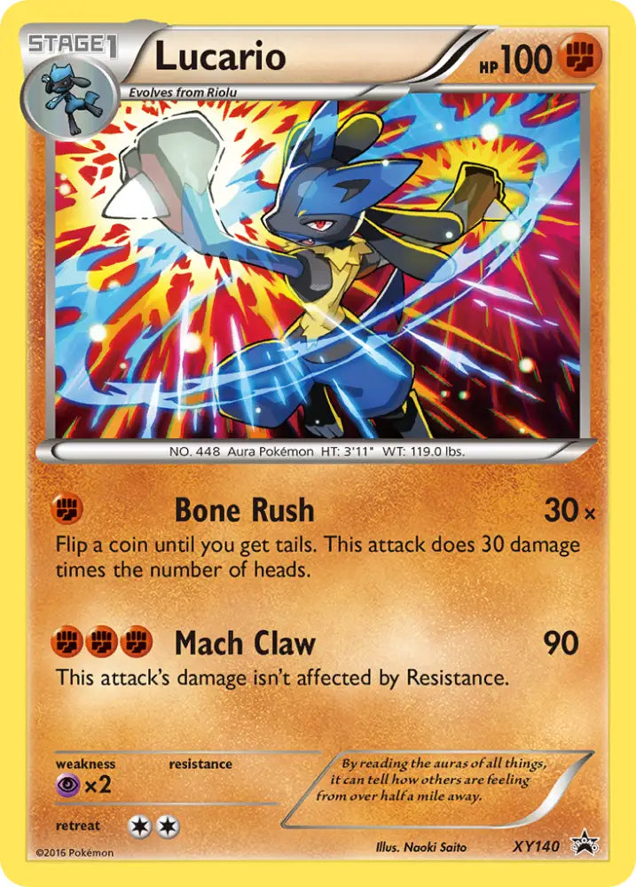 Lucario (XY140) [XY: Black Star Promos] - Pokemon Single