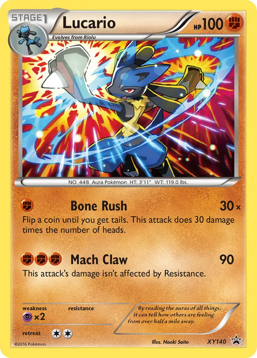 Lucario (XY140) [XY: Black Star Promos] - Pokemon Single