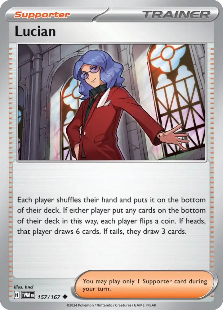 Lucian (157/167) [Scarlet & Violet: Twilight Masquerade] - Pokemon Single