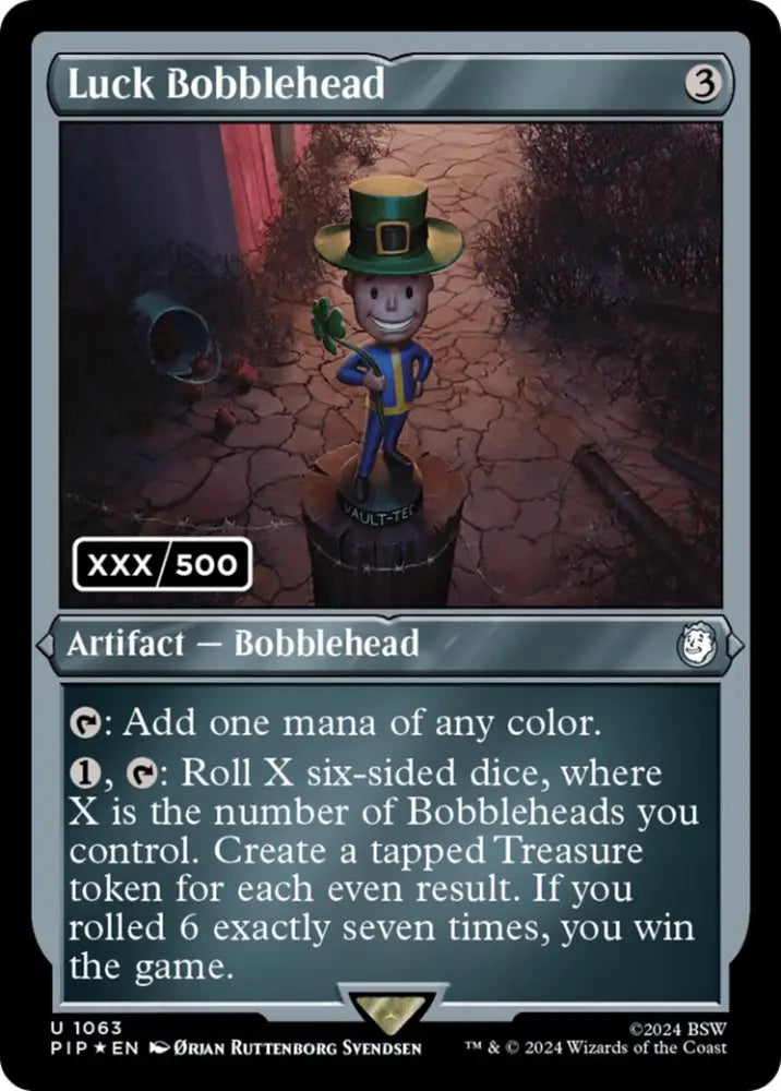 Luck Bobblehead (Serial Numbered) [Fallout] - MTG Single