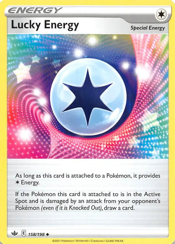 Lucky Energy (158/198) [Sword & Shield: Chilling Reign] - Pokemon Single