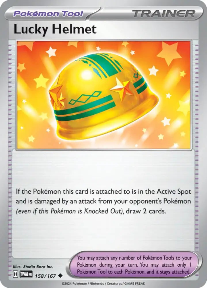 Lucky Helmet (158/167) [Scarlet & Violet: Twilight Masquerade] - Pokemon Single