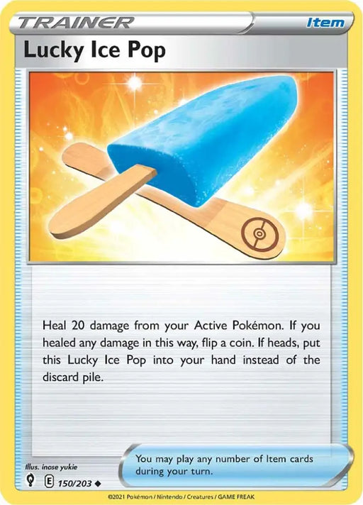 Lucky Ice Pop (150/203) [Sword & Shield: Evolving Skies] - Pokemon Single