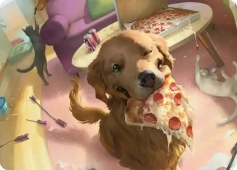 Lucky the Pizza Dog Art Card (44) [Marvel Super Heroes Art Series]