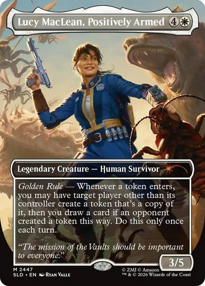 Lucy MacLean, Positively Armed (2447) [Secret Lair Drop]