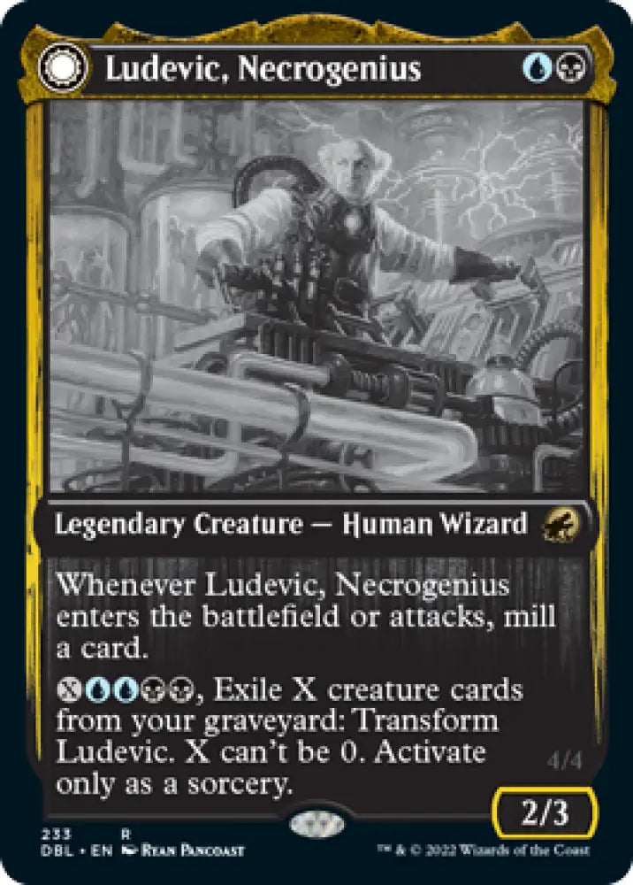 Ludevic Necrogenius // Olag Ludevic’s Hubris [Innistrad: Double Feature] - MTG Single