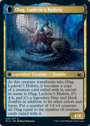 Ludevic Necrogenius // Olag Ludevic’s Hubris [Innistrad: Midnight Hunt] - MTG Single