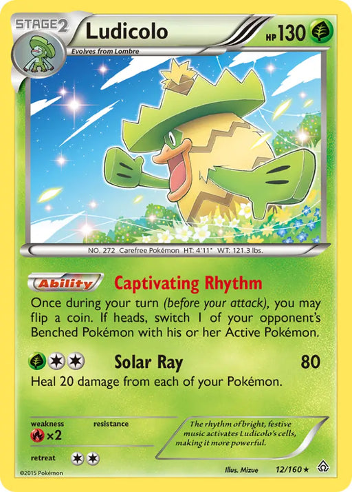 Ludicolo (12/160) [XY: Primal Clash] - Pokemon Single