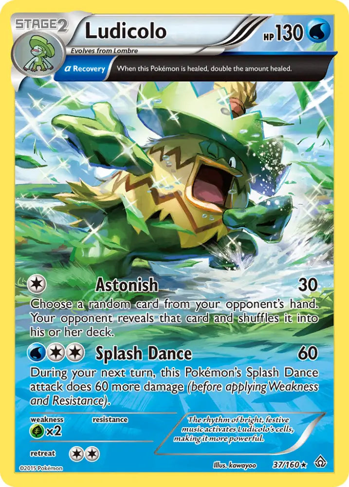 Ludicolo (37/160) [XY: Primal Clash] - Pokemon Single