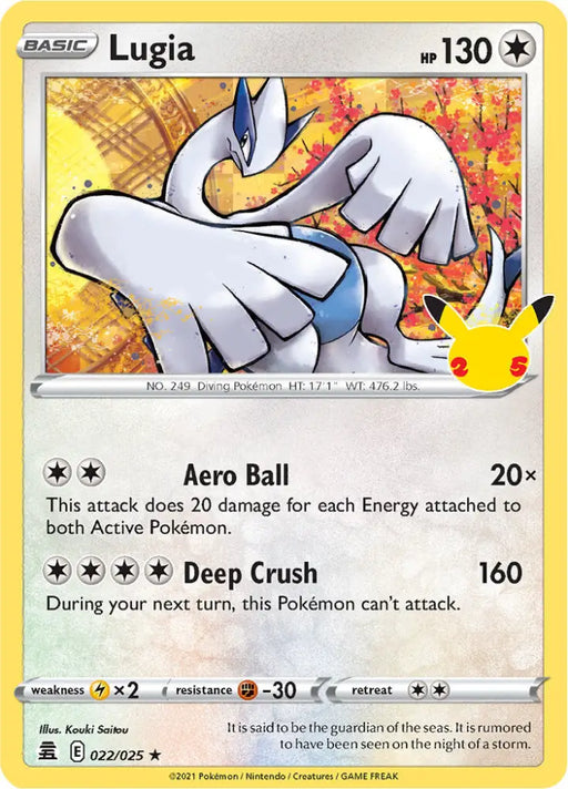 Lugia (022/025) [Celebrations: 25th Anniversary] - Pokemon Single