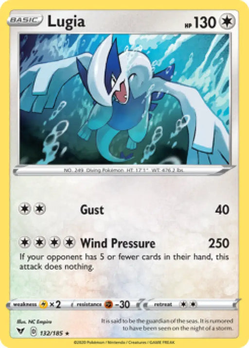 Lugia (132/185) [Sword & Shield: Vivid Voltage] - Pokemon Single