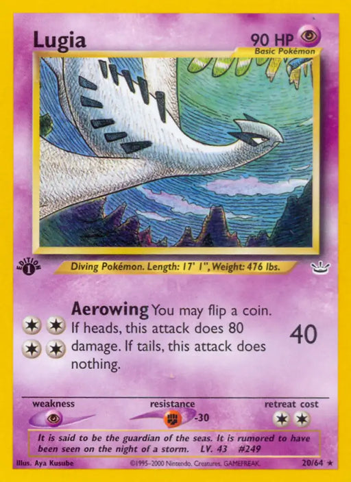 Lugia (20/64) [Neo Revelation 1st Edition] - Pokemon Single