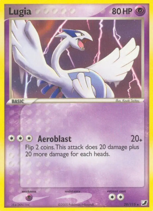 Lugia (29/115) (Theme Deck Exclusive) [EX: Unseen Forces] - Pokemon Single