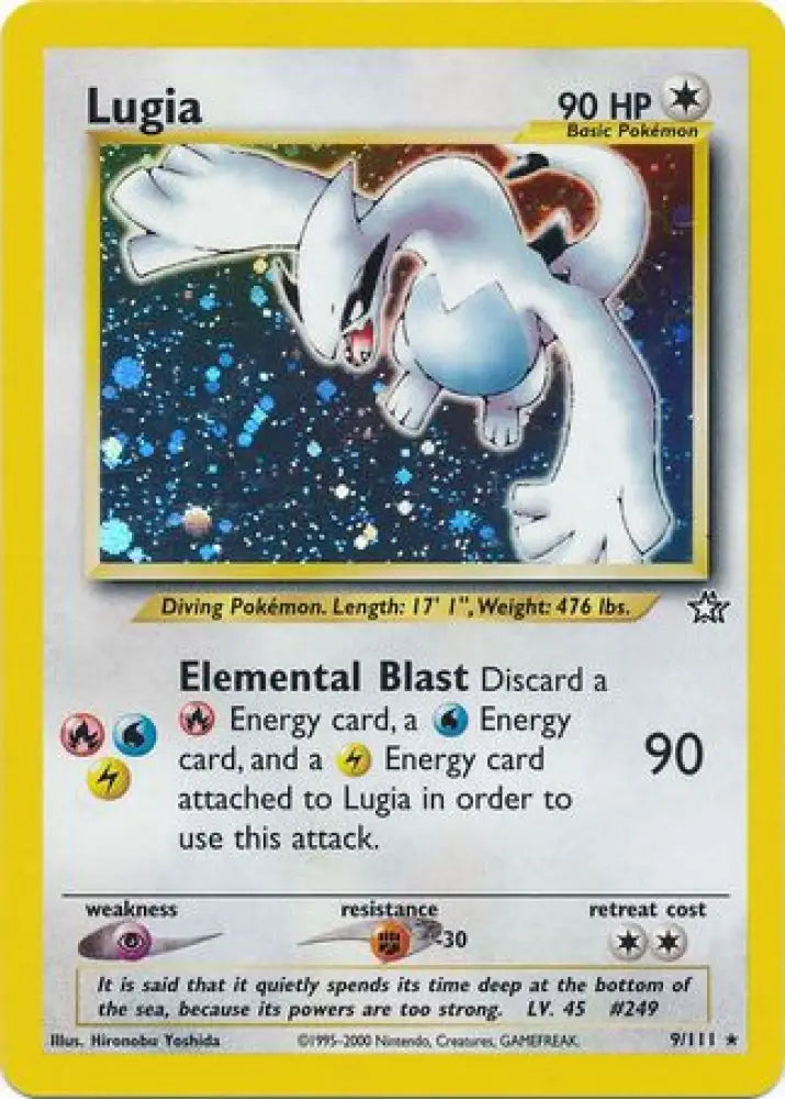 Lugia (9/111) [Neo Genesis Unlimited] - Pokemon Single