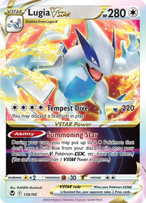 Lugia VSTAR (139/195) [Sword & Shield: Silver Tempest] - Pokemon Single