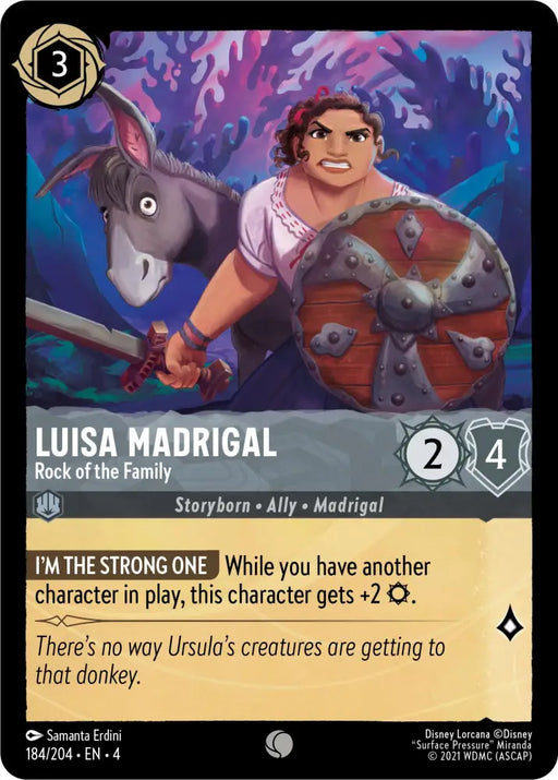 Luisa Madrigal - Rock of the Family (184/204) [Ursula’s Return] - Lorcana Single