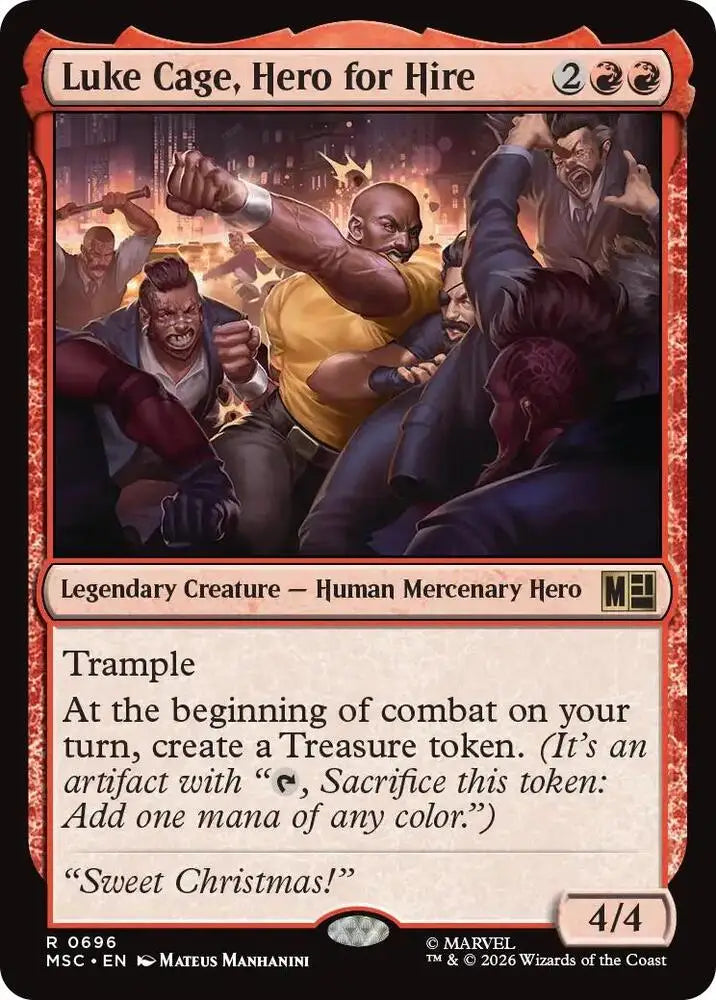 Luke Cage, Hero for Hire (696) [Marvel Super Heroes Commander]