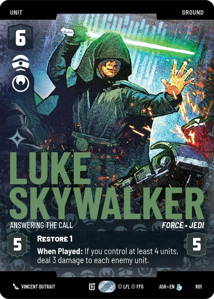 Luke Skywalker - Answering the Call (Prestige) (801) [Ashes of the Empire]