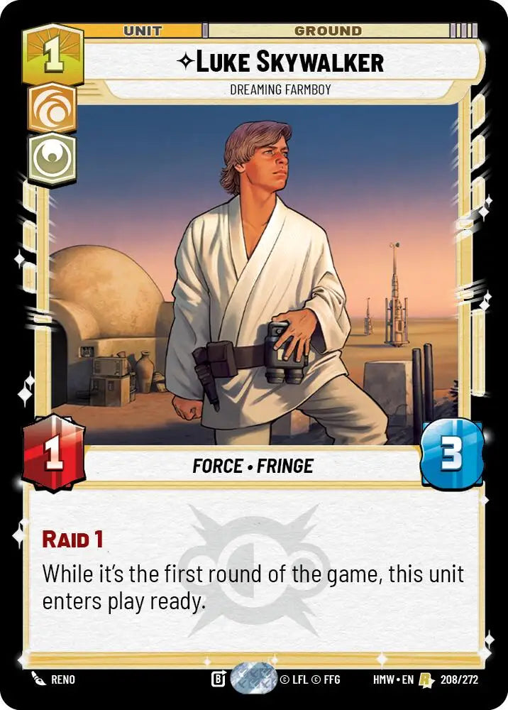 Luke Skywalker - Dreaming Farmboy (208/272) [Homeworlds]