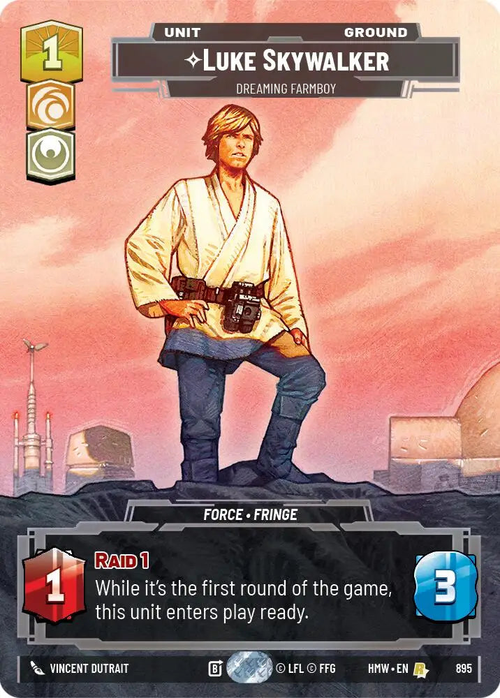 Luke Skywalker - Dreaming Farmboy (Prestige Foil) (895) [Homeworlds]