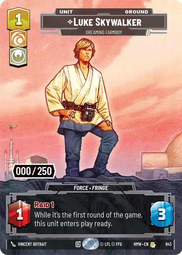 Luke Skywalker - Dreaming Farmboy (Serialized) (943) [Homeworlds]