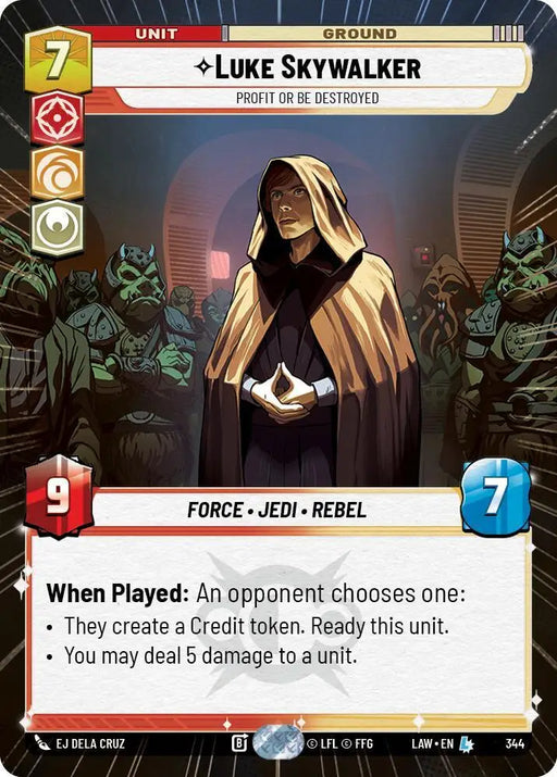 Luke Skywalker - Profit or Be Destroyed (Hyperspace) (344) [A Lawless Time]