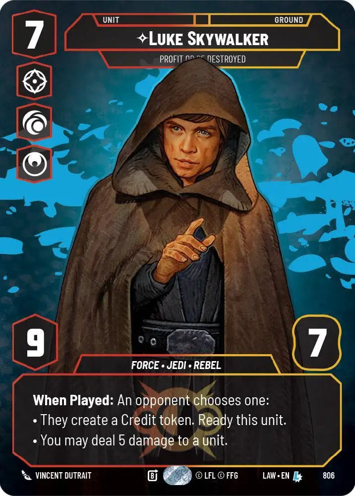 Luke Skywalker - Profit or Be Destroyed (Prestige) (806) [A Lawless Time]