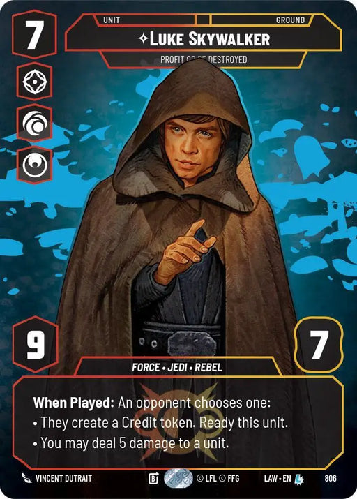 Luke Skywalker - Profit or Be Destroyed (Prestige) (806) [A Lawless Time]