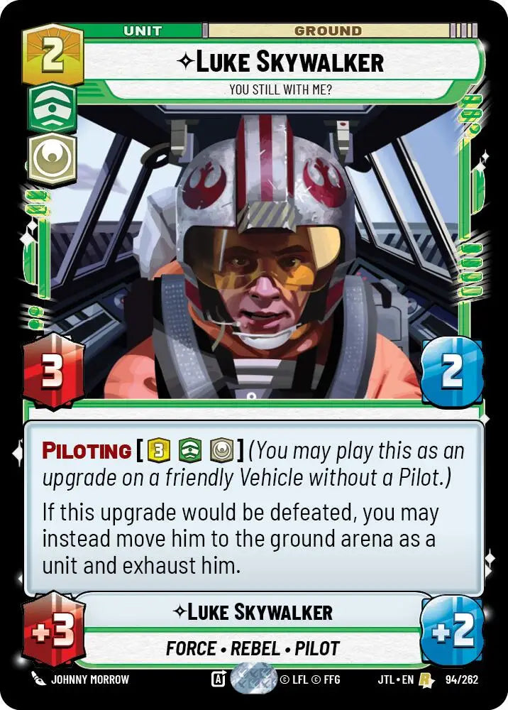 Luke Skywalker - You Still With Me? (094/262) [Jump to Lightspeed] - Star Wars: Unlimited Single