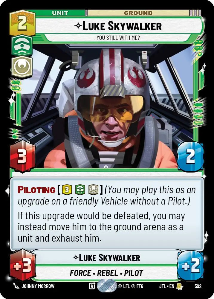 Luke Skywalker - You Still With Me? (Foil) (592) [Jump to Lightspeed] - Star Wars: Unlimited Single