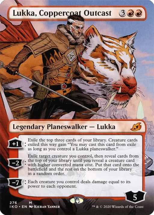 Lukka Coppercoat Outcast (Borderless) [Ikoria: Lair of Behemoths] - MTG Single