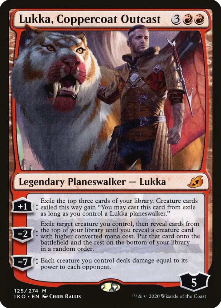 Lukka Coppercoat Outcast [Ikoria: Lair of Behemoths] - MTG Single