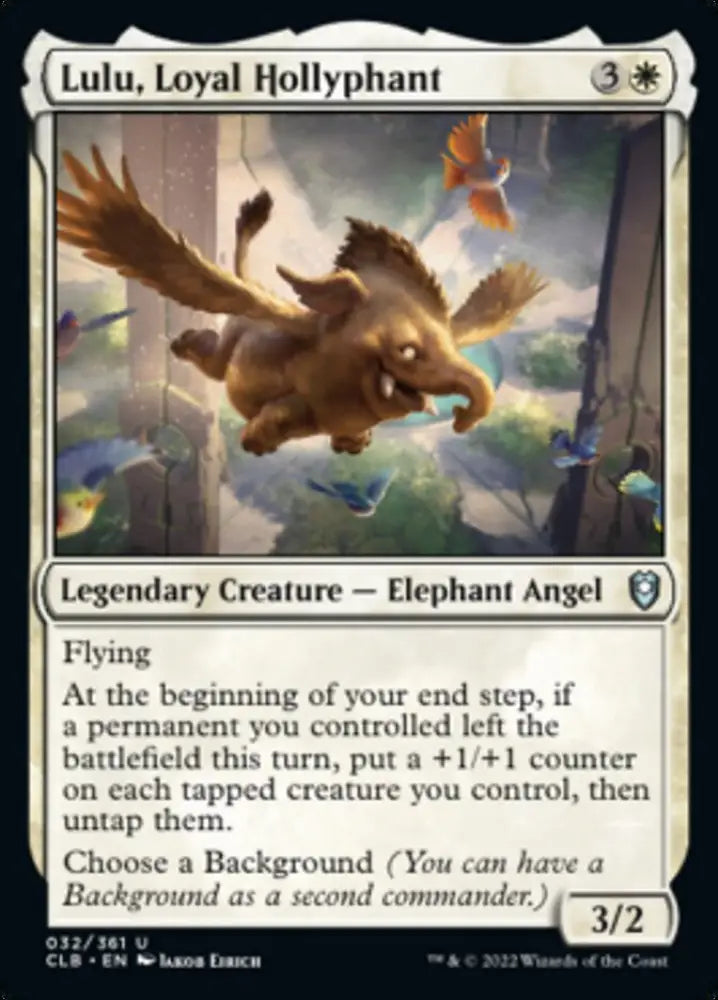 Lulu Loyal Hollyphant [Commander Legends: Battle for Baldur’s Gate] - MTG Single