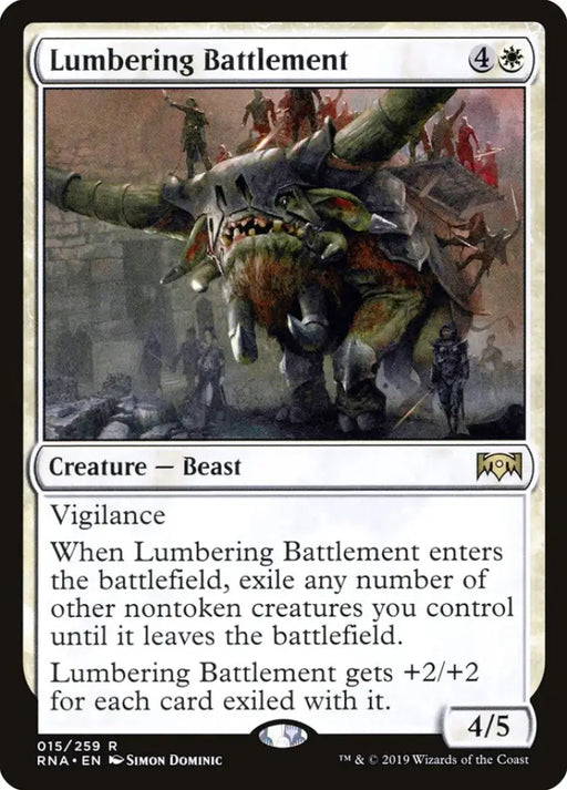 Lumbering Battlement [Ravnica Allegiance] - MTG Single