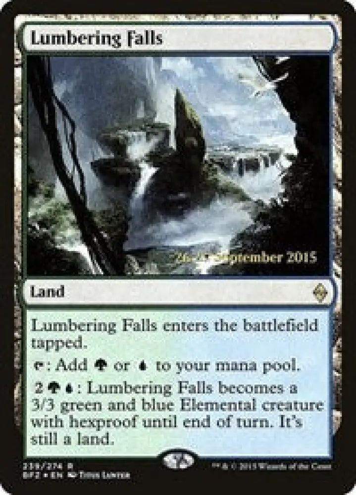 Lumbering Falls (239) [Prerelease Cards]