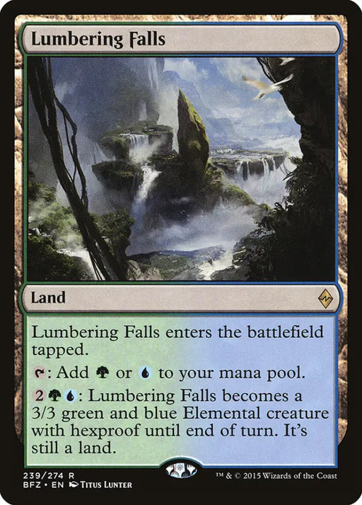 Lumbering Falls [Battle for Zendikar] - MTG Single