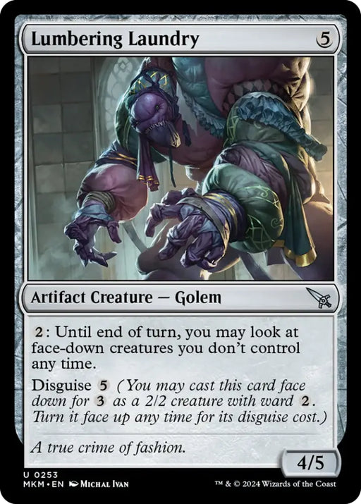 Lumbering Laundry [Murders at Karlov Manor] - MTG Single