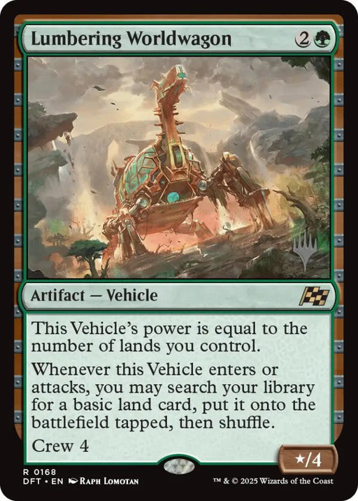 Lumbering Worldwagon (Promo Pack) [Aetherdrift Promos] - MTG Single