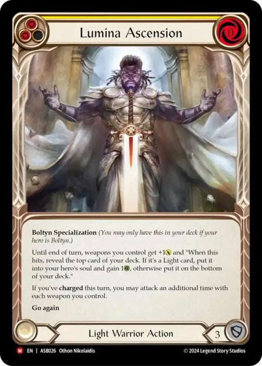 Lumina Ascension [ASB026] (Armory Deck: Boltyn) - Flesh And Blood Single