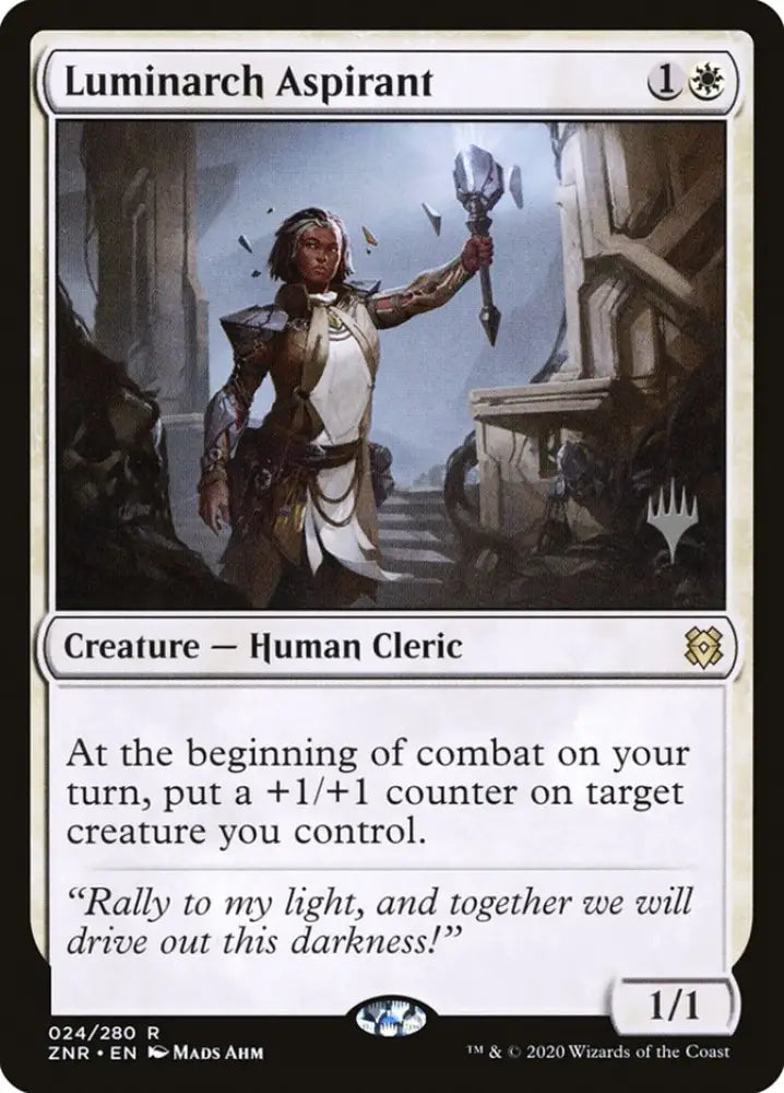 Luminarch Aspirant (Promo Pack) [Zendikar Rising Promos] - MTG Single