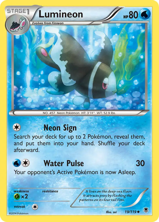 Lumineon (19/119) [XY: Phantom Forces] - Pokemon Single